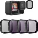 TELESIN ND Filter Set 4 Pack Lens Filter CPL ND8 ND16 ND32 Compatible for GoPro Hero 13, Neutral Density Camera Lens Filter Lens Protector Multi Coated HD Optical Glass for GoPro 13 Len Accessories