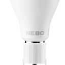 NEBO BLACKOUT BACKUP Emergency Bulb | 850 Lumens, 4 Light Modes, LED Rechargeable Light Bulb, Automatic Charging, Works Without Power, E26 Screw Base, Includes Power Cap & Portable Hanging Hook (Single)
