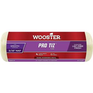 Wooster Pro Tiz Foam 3/16 in. x 9 in. W Regular Paint Roller Cover for Smooth Surfaces 1 pk