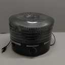 Elite Gourmet EFD319 Food Dehydrator, 5 BPA-Free 11.4" Trays Adjustable Temperature Controls, Jerky, Herbs, Fruit, Veggies, Dried Snacks, Black