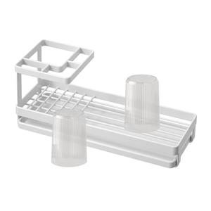 Toothbrush Toothpaste Stand, Toothbrush Storage Rack, Toothpaste Storage Rack Bathroom Toothbrush Holder, White with Cups