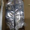 6PCS No Drill Curtain Rod Brackets,Self Adhesive Curtain Rod Holder No Drilling,Renter Friendly Drapery Rod Hook,Nail Free Adjustable Non Screw Draper Pole for Apartment Window Wall Door Ceiling Mount, Black