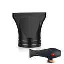 1PCS Hair Dryer Attachment Universal Black Plastic Blower Nozzle Replacement Styling Tool for Home Use or Professional Salon Hairdressing Blow Outer Diameter 4.2cm to 4.6cm