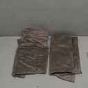 MIULEE Dark Coffee Velvet Throw Pillow Covers 20x20 Soft Decorative Solid Square Cushion Cases Pack of 2 Modern Luxury Home Decor for Couch, Sofa, Bedroom