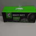 UTV Wheel Chock Tie-Down Kit - 4,500lb Break Strength Heavy Duty Trailer Tire Straps System - 4Pack 2" x 8' E Track Ratchet Straps for SXS, UTV, ATV, Lawn Mower (Bright Green)