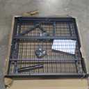 Grid Wall Panels, 2 Packs 3'x 6' Gridwall Display Stand with a Base Plate, Black Wire Grid Wall Display Rack, Craft Show Display Grid,Retail Display Stand