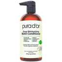 PURA D'OR Deep Moisturizing Biotin Conditioner Thickens, Softens, & Moisturizes Dry, Frizzy, Damaged Hair w/Argan Oil, Pumpkin, Rosemary, Honeysuckle, Vitamin E, Men & Women, 16oz