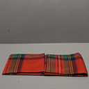 Christmas Red Plaid Curtains 52" w x 84" L Red Tartan Plaid Curtain Farmhouse Xmas Window Drapes for Living Room Bathroom Home Decoration