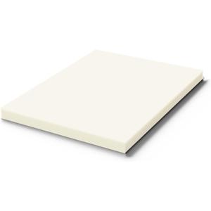Zayton, 3-Inch High Density Medium Firm Foam Mattress Topper, CertiPUR-US Certified for Superior Comfort and Support, Twin, White