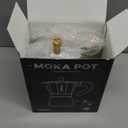 Mongdio Stovetop Espresso Maker Moka Pot, Cuban Coffee Maker Stove top coffee maker Moka Italian Espresso Greca Coffee Maker Brewer Percolator, 9 Espresso Cups, 15 oz - Green