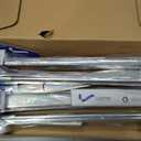 LONTAN 5 Pcs Center Mount Drawer Slides Bottom Mount for Cabinet and Dresser 16 Inch Heavy Duty Drawer Rails 10.74" Extension Glide Track