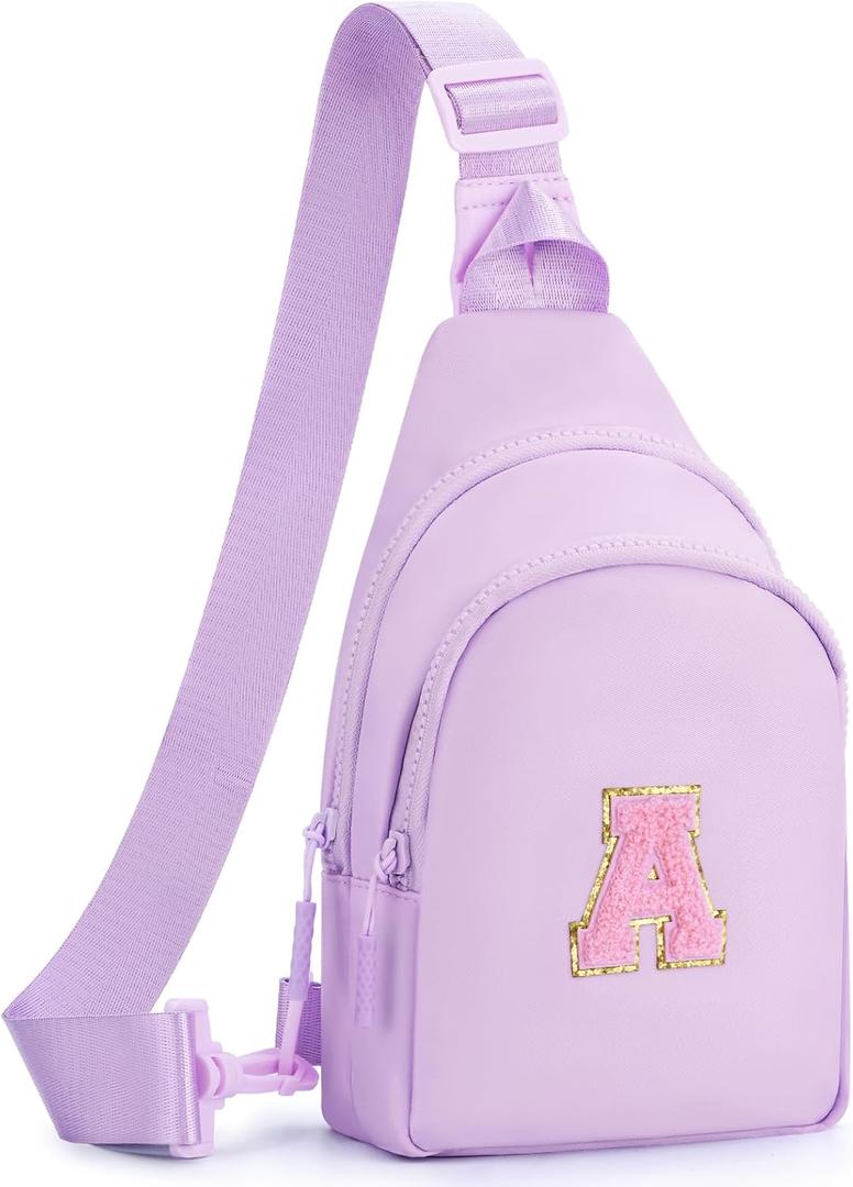 Gifts for Teen Girls Kids | Birthday Gift for 3 4 5 6 7 8 9 10 11 12 13 14 Year Old Girl,Crossbody Sling Bag Backpack Fanny Pack Purse,Cute Trendy Stuff - Lavender,A