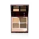 Charlotte Tilbury Luxury Palette Eyeshadow - Shimmer, Metallic & Satin Matte Eyeshadow Quad with a Rich Powder Formula - Includes 4 Complementary Shades (The Rebel - glowing gold and khaki green)