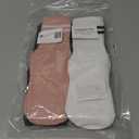 Pilates Socks with Grips for Women Long Non-Slip Yoga Grippy Socks for BarreBalletDance & HospitalAnti-Skid Workou (5.5-10, Black/White/Grey/Pink)