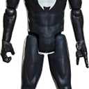 SPIDER-MAN Marvel Titan Series Black Suit Action Figure, 12-Inch-Scale (30 cm) Super Hero Toys for Kids Ages 4+