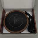 SWEETFULL Coffee Mug Warmer, 36W Electric Cup Warmer for Desk with 3-Temp Settings Advanced Temperature-Controlled Heating Coffee Gifts Accessories for Women Men Milk, Tea, Candle - Wood