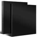 2 Pcs Black HDPE Sheet Size 12'' x 12'',1'' and 1/2'' Thick, High Density Polyethylene Plastic Sheets HDPE Board Hard Solid Plastic Block for DIY Projects Machining Home