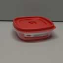 Rubbermaid Easy Find Lids 3-Cup Food Storage and Organization Container, Racer Red