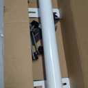 Patio Umbrella Holder  Easy Installation - Space Saving Umbrella Holder Design - Outdoor Umbrella Base and Mount - Attaches to Railing Maximizing Outdoor Patio Space and Shade, White