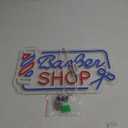 Barber Shop Neon Signs for Wall Decor, Barber Neon Lights Led Business Signs Suitable for Hair Salon Barber Art Decor Gift for Family, Friends and Boys, 16.73 * 10.4In