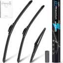 Wiper Blades 22"+21"+12", for Dodge Durango, Jeep Grand Cherokee
