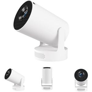 Mini Projector, 2025 Portable Smart Projector with WiFi and Bluetooth, 1000 Lumens, 150-inch Display, LCD LED Technology (HY300Ultra)