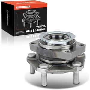A-Premium Front Wheel Bearing and Hub Assembly with 5-Lug Compatible with Nissan Leaf 2018 2019