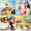 50Pcs Under the Sea Party Decorations Cups, Under the Sea Ocean Animals 12 oz Disposable Plastic Cups for Baby Shower Ocean Bachelorette Summer Birthday Party Favor Decorations Supplies