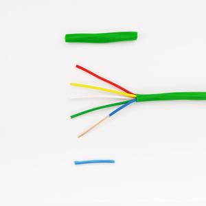 Thermostat Wire - Solid Copper 18 Gauge - CL2 - Power Circuit Cable (18/5Green, 25ft)