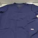 FIGS Casma Scrub Top for Women  Classic Fit, 3 Pockets, Four-Way Stretch, Anti-Wrinkle (Large, Navy)