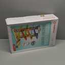 TOP Bright Wooden Race Track Car Ramp Toys for Toddlers 1-3 Years Old with 6 Mini Cars, 1 Car Garage & Extra Bridges, Toddler Montessori Toys for 1 Year Old Boys Girls Birthday