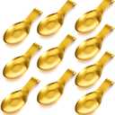 10 Pcs Gold Stainless Steel Spoon Rest, Spatula Ladle Holder Utensil Spoon Rest for Stove Top/Countertop Heavy Duty Ladle Holder for Kitchen Cooking Utensils, Dishwasher Safe, 3.8'' x 9.8''