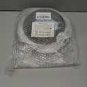 WB31M20 WB31M19 Black Porcelain Drip Pans Replacement for G-E Hot-point Electric Stove, Electric Stove Burner Covers of 4 Replace WB31T10014, WB31T10015, WB31M0019, WB31M0020 by Fetechmate