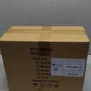 5-Tier Mobile Bookshelf, Rolling Bookcase Book Storage Rack, Movable File Folder Organizer Cart with Wheels for Home Study Office Living Room Classroom, White