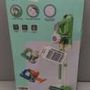 3-in-1 Kids Vacuum That Really Works  Working Toddler Vacuum Cleaner with Real Suction, Montessori Pretend Play Cleaning Toy Gift Set for Boys and Girls Ages 3+ (Blue)