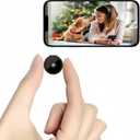 HsiaoPun Home Camera 1080P Wireless WiFi Small Nanny Cam Portable Indoor Secret Tiny Video Security Cameras with AI Motion Detection Night Vision