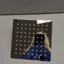 NearMoon Rain Shower Head, High Flow Stainless Steel Square Rainfall Shower, High Pressure Design, Awesome Shower Experience Even At Low Water Flow (6 Inch, Chrome Finish)