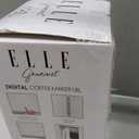 ELLE 1.8L Digital Coffee Maker with Smart Touch Display Brew Strength Selection Programmable Washable Filter 12 to 14 Cup Capacity Automatic Shut Off 1000W White