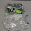 Blind Dog Halo Harness with Fluorescent Glow Effect, Adjustable Protective Safety Ring with Reflective Straps,Navigation Aid for Visually Impaired Pets (XXS for 13-16In)