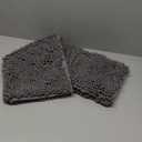 Muddy Mat Chenille Bathroom Rugs Quick Dry Microfiber Mats Non Slip Washable, Extra Thick, Soft and Highly Absorbent Bath Mats for Bathroom, Kitchen, and Shower Floor - Grey Small 28"X18"