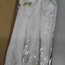 Goldenwarm 10 Pack 7-1/2 Inch Matte Gold Cabinet Pull Clear Acrylic Furniture Hardware Glass Cabinet Hardware for Kitchen Cupboard Bathroom (7.5"/192MM Hole Center)