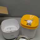 Automatic Cat Feeders - 2L Cat Food Dispenser Easy to Use, Timed Automatic Pet Feeder with Over 180-day Battery Life, 1-6 Meals Dry Food Programmable Portion Control Also for Dogs (White)