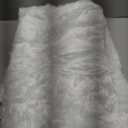 White Tree Skirts 24 Inches Plush Christmas Tree Skirt Small Faux Fur Tree Mats for Small Trees Xmas Party Holiday Decorations