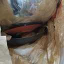 Traditional Hand Hammered Carbon Steel Pow Wok with Wooden and Steel Helper Handle, 14-Inch Round Bottom, Authentic Chinese Stir-Fry Pan, adapted to Gas Stoves(32cm no ear)