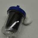 Inline Pool Leaf Canister Compatible with Hayward W560 PoolVac Navigator Standard, Leaf Catcher Filter with Strainer Basket and 5 Skimmer Socks