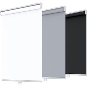 White Cordless Roller Shades – Blackout & UV Protection Blinds for Windows (36" W x 72" H)