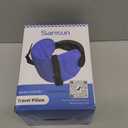 Travel Pillows for Airplanes, 360 Support Headrest Pillow with Eye Mask for Sleeping, Travel Airplane Pillow for Long Flights Car Road Trip, Travel Accessories Stop Bobblehead, Black