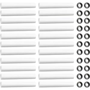 Onseeda 80mm Garage Door Hinge Quiet Roller Sleeves Hardware Tools Roller and Shaft Gaskets for Quiet Garage Door Rollers Bearing (22Pcs)