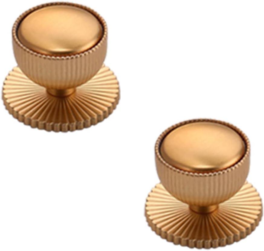 Self-Stick Instant Cabinet Drawer Knobs Metal Knobs Helper with Adhesive 2pcs/Set Furniture Knobs Handles for Kitchen Cabinet Drawer Window (Round, Rose Gold)
