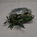 Fake Greenery Garlands Artificial Silver Dollar Eucalyptus Garland in Grey Green and Willow Twigs Garland Intertwined Together for Rustic Wedding Arch Swag Doorways Table Runner Decoration